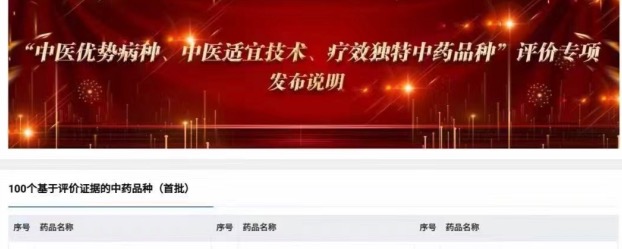 福瑞股份復(fù)方鱉甲軟肝片入選全國(guó)100個(gè)基于評(píng)價(jià)證據(jù)的中藥優(yōu)勢(shì)品種